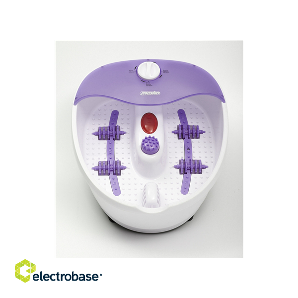 Mesko | Foot massager | MS 2152 | Number of accessories included 3 | White/Purple фото 1