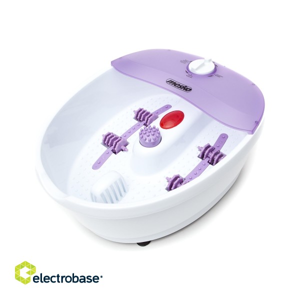 Mesko | Foot massager | MS 2152 | Number of accessories included 3 | White/Purple фото 2