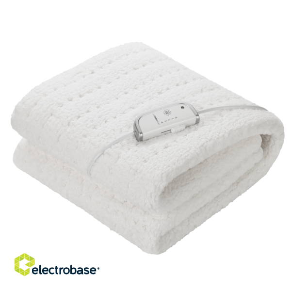 Medisana | Maxi Fleece Heated Unterblanket | HU 672 | Fleece | White image 1