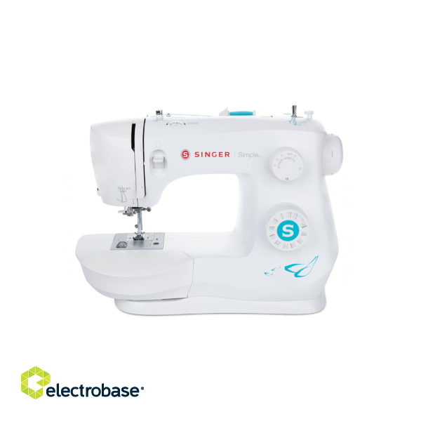 Singer | Sewing Machine | 3337 Fashion Mate™ | Number of stitches 29 | Number of buttonholes 1 | White image 1