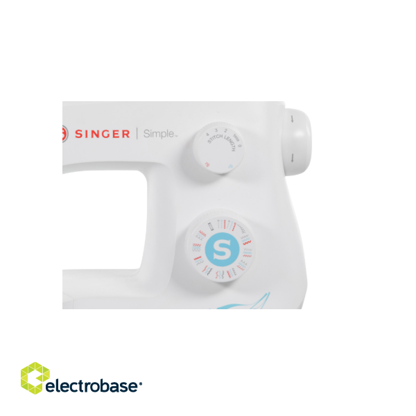 Singer | Sewing Machine | 3337 Fashion Mate™ | Number of stitches 29 | Number of buttonholes 1 | White image 3
