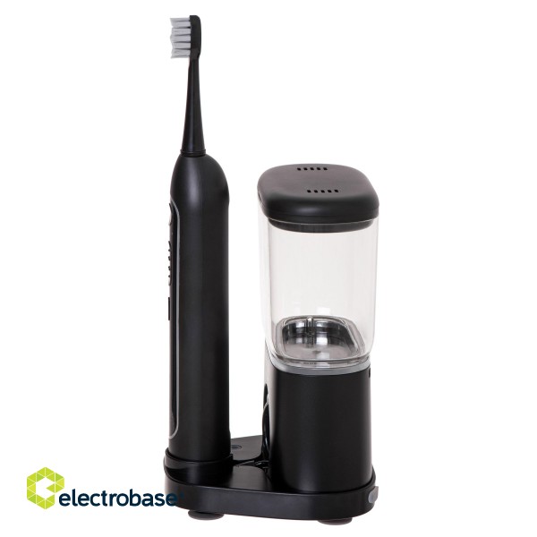 Adler | 2-in-1 Water Flossing Sonic Brush | AD 2180b | Rechargeable | For adults | Number of brush heads included 2 | Number of teeth brushing modes 1 | Black image 5