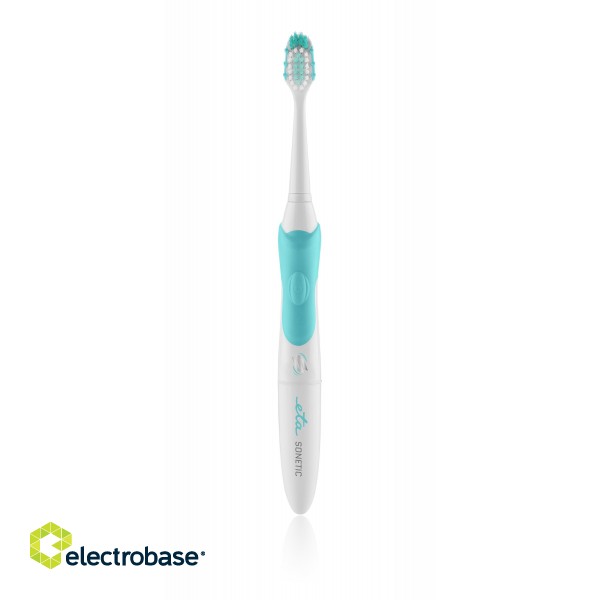 ETA | Sonetic 0709 90010 | Battery operated | For adults | Number of brush heads included 2 | Number of teeth brushing modes 2 | Sonic technology | White/Blue image 1