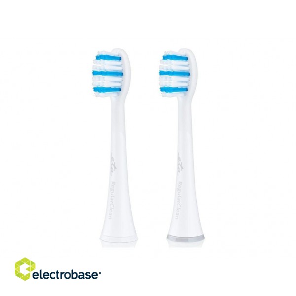ETA | Toothbrush replacement | RegularClean ETA070790200 | Heads | For adults | Number of brush heads included 2 | Number of teeth brushing modes Does not apply | White paveikslėlis 1