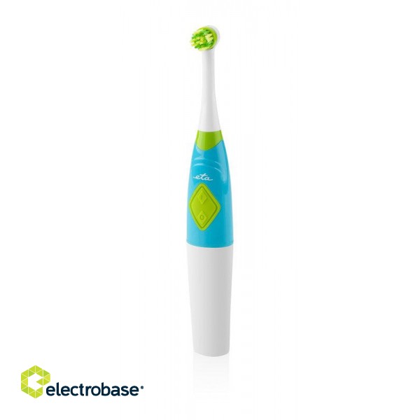ETA | Toothbrush with water cup and holder | Sonetic  ETA129490080 | Battery operated | For kids | Number of brush heads included 2 | Number of teeth brushing modes 2 | Blue image 5