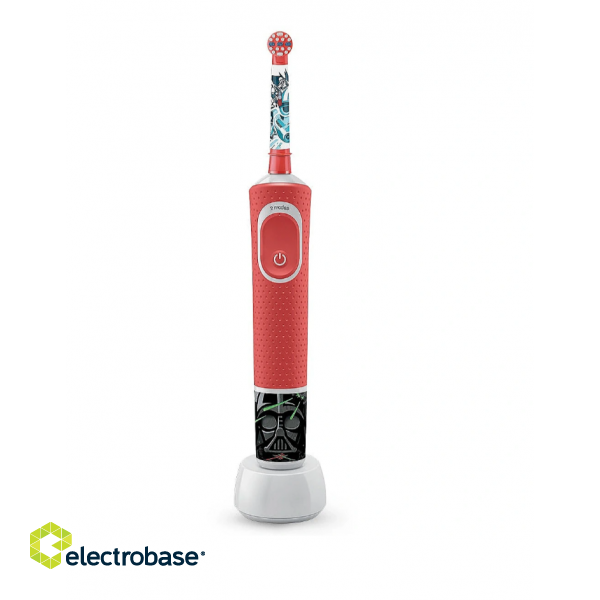 Oral-B | Electric Toothbrush | Vitality 100 Starwars | Rechargeable | For kids | Number of brush heads included 1 | Number of teeth brushing modes 1 | Red image 1