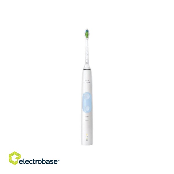 Philips | Electric Toothbrush | HX6839/28 Sonicare ProtectiveClean 4500 Sonic | Rechargeable | For adults | Number of brush heads included 1 | Number of teeth brushing modes 2 | White/Light Blue image 6