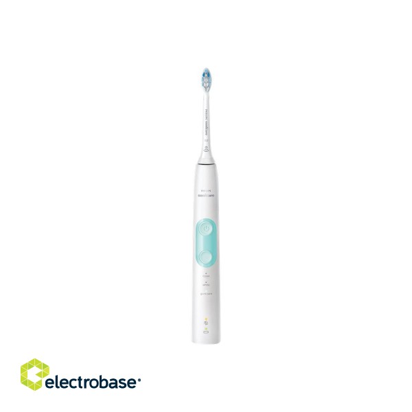 Philips | Electric Toothbrush | HX6857/28 Sonicare ProtectiveClean 5100 | Rechargeable | For adults | Number of brush heads included 1 | Number of teeth brushing modes 3 | Sonic technology | White image 3