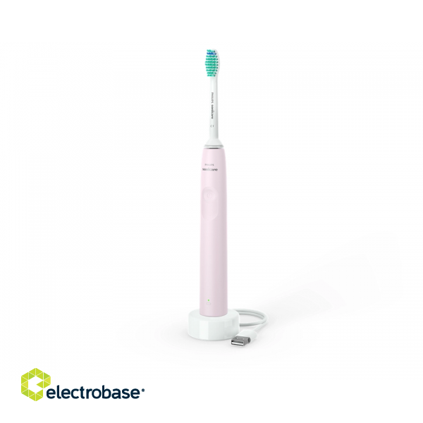 Philips | Sonic Electric Toothbrush | HX3651/11 Sonicare | Rechargeable | For adults | Number of brush heads included 1 | Number of teeth brushing modes 1 | Sonic technology | Sugar Rose image 1