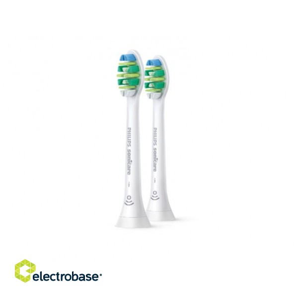 Philips | Sonicare InterCare Toothbrush heads | HX9002/10 | Heads | For adults | Number of brush heads included 2 | Number of teeth brushing modes Does not apply | White paveikslėlis 1