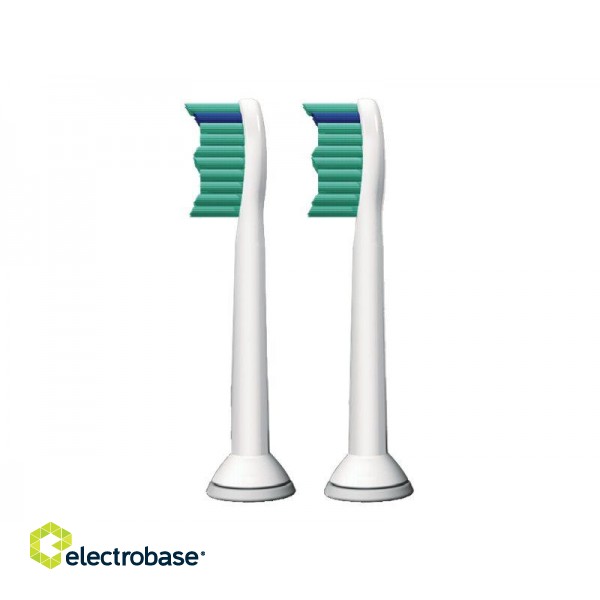 Philips | Standard Sonic toothbrush heads | HX6012/07 | Heads | For adults | Number of brush heads included 2 | Number of teeth brushing modes Does not apply фото 2