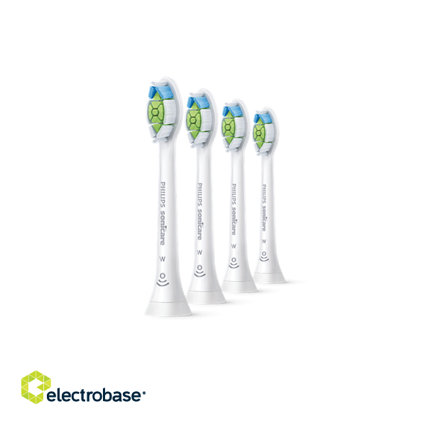 Philips | Toothbrush replacement | HX6064/10 | Heads | For adults | Number of brush heads included 4 | Number of teeth brushing modes Does not apply | White image 1