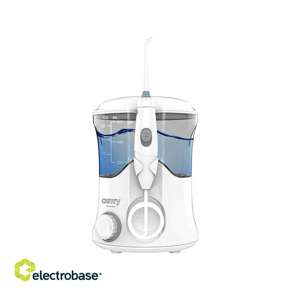 Camry | Oral Irrigator | CR 2172 | Corded | 600 ml | Number of heads 7 | White paveikslėlis 1