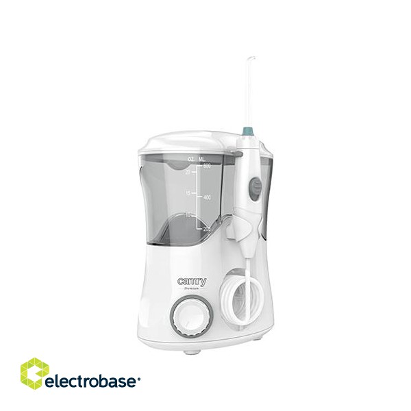 Camry | Oral Irrigator | CR 2172 | Corded | 600 ml | Number of heads 7 | White фото 3