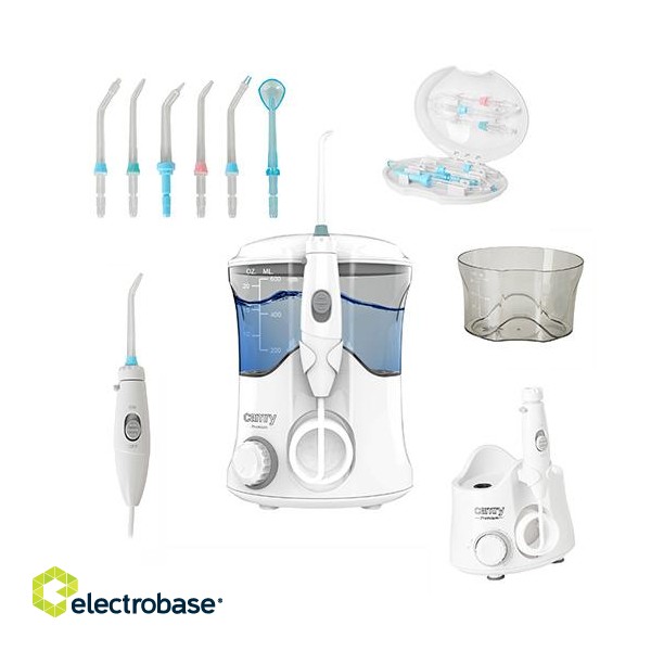 Camry | Oral Irrigator | CR 2172 | Corded | 600 ml | Number of heads 7 | White image 10