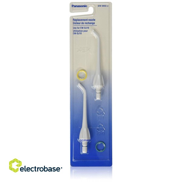 Panasonic | EW0955W503 | Oral irrigator replacement | Number of heads 2 | White image 3
