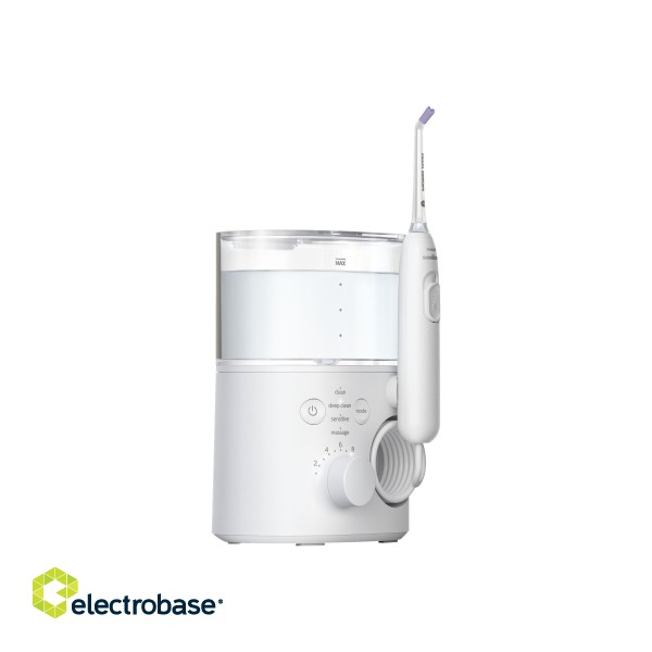 Philips | Oral Irrigator | HX3911/40 Sonicare Power Flosser 7000 | 600 ml | Number of heads 4 | White фото 4