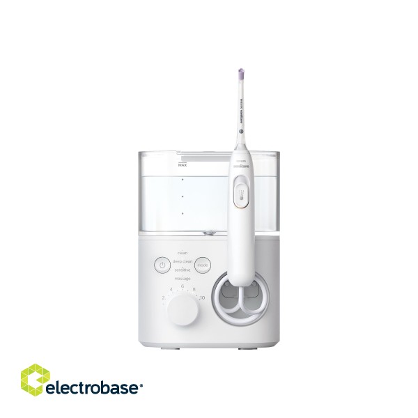 Philips | Oral Irrigator | HX3911/40 Sonicare Power Flosser 7000 | 600 ml | Number of heads 4 | White image 6