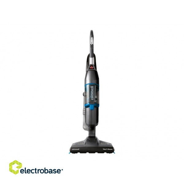 Bissell | Vacuum and steam cleaner | Vac & Steam | Power 1600 W | Steam pressure Not Applicable. Works with Flash Heater Technology bar | Water tank capacity 0.4 L | Blue/Titanium image 7