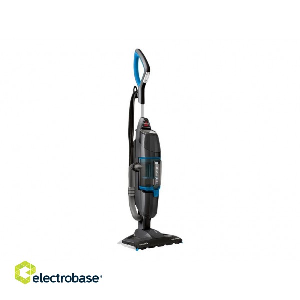 Bissell | Vacuum and steam cleaner | Vac & Steam | Power 1600 W | Steam pressure Not Applicable. Works with Flash Heater Technology bar | Water tank capacity 0.4 L | Blue/Titanium image 9