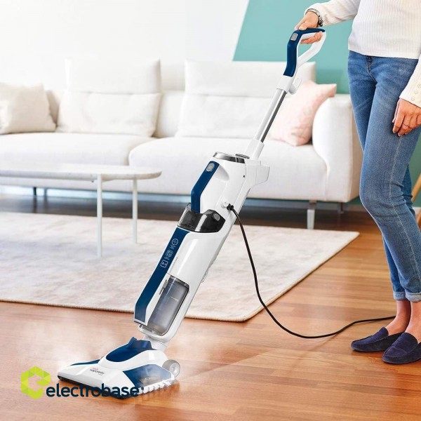 Polti | Vacuum steam mop with portable steam cleaner | PTEU0299 Vaporetto 3 Clean_Blue | Power 1800 W | Steam pressure Not Applicable bar | Water tank capacity 0.5 L | White/Blue image 9