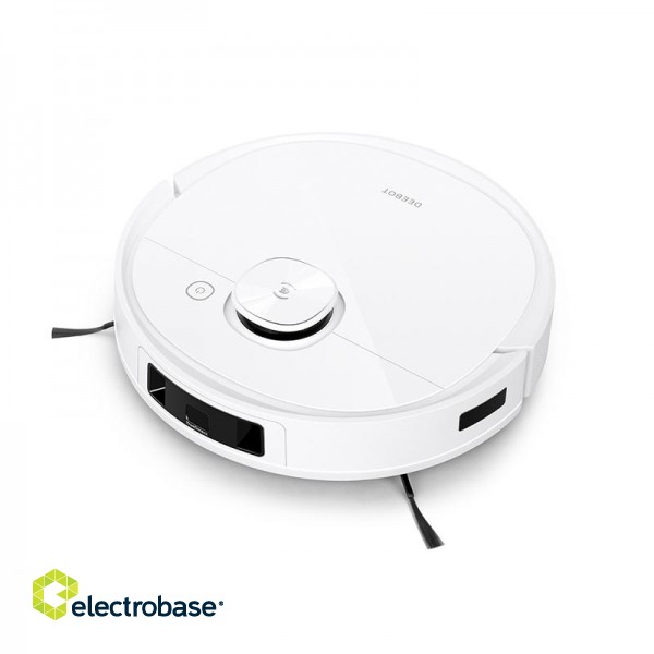 Ecovacs | Vacuum cleaner | DEEBOT T9 | Wet&Dry | Operating time (max) 175 min | Lithium Ion | 5200 mAh | Dust capacity 0.42 L | 3000 Pa | White | Battery warranty 24 month(s) paveikslėlis 4