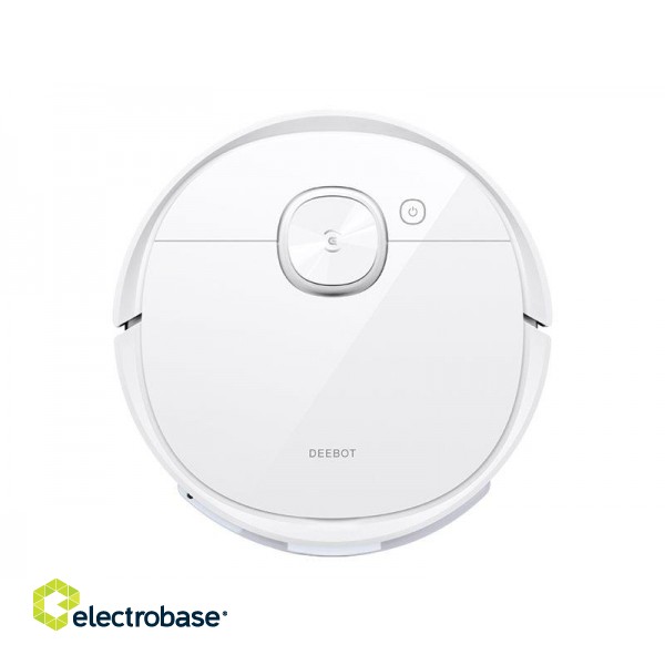 Ecovacs | Vacuum cleaner | DEEBOT T9 | Wet&Dry | Operating time (max) 175 min | Lithium Ion | 5200 mAh | Dust capacity 0.42 L | 3000 Pa | White | Battery warranty 24 month(s) paveikslėlis 7