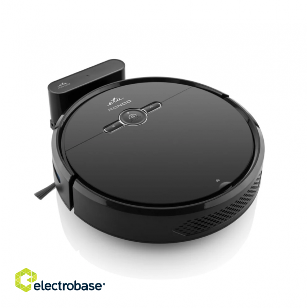 ETA | Robot Vacuum Cleaner | Rondo ETA124490000 | Wet&Dry | Operating time (max) 100 min | Li-ion | 4000 mAh | Dust capacity 0.6 L | Black image 2