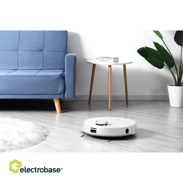 Midea | Robotic Vacuum Cleaner | M7 | Wet&Dry | Operating time (max) 180 min | Lithium Ion | 5200 mAh | 4000 Pa | White image 4