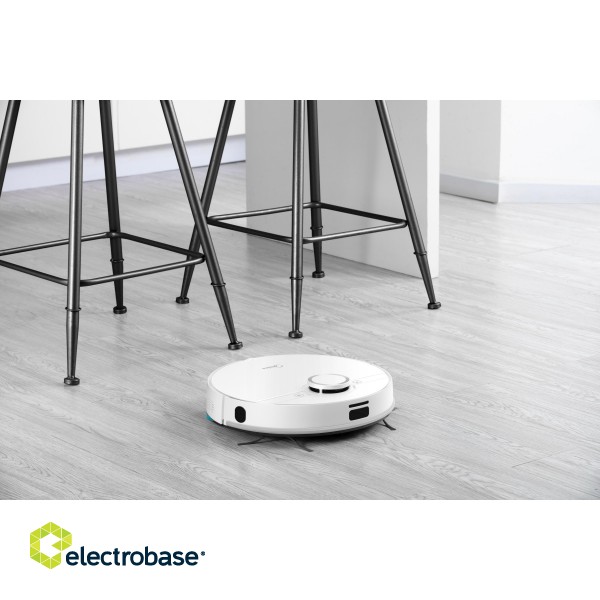 Midea | Robotic Vacuum Cleaner | M7 | Wet&Dry | Operating time (max) 180 min | Lithium Ion | 5200 mAh | 4000 Pa | White фото 5