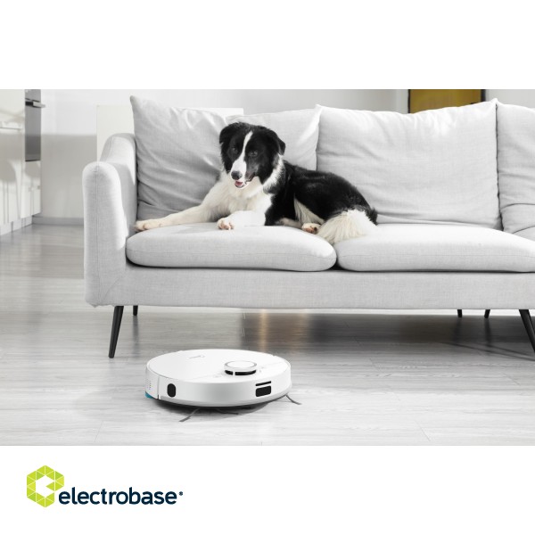 Midea | Robotic Vacuum Cleaner | M7 | Wet&Dry | Operating time (max) 180 min | Lithium Ion | 5200 mAh | 4000 Pa | White image 6
