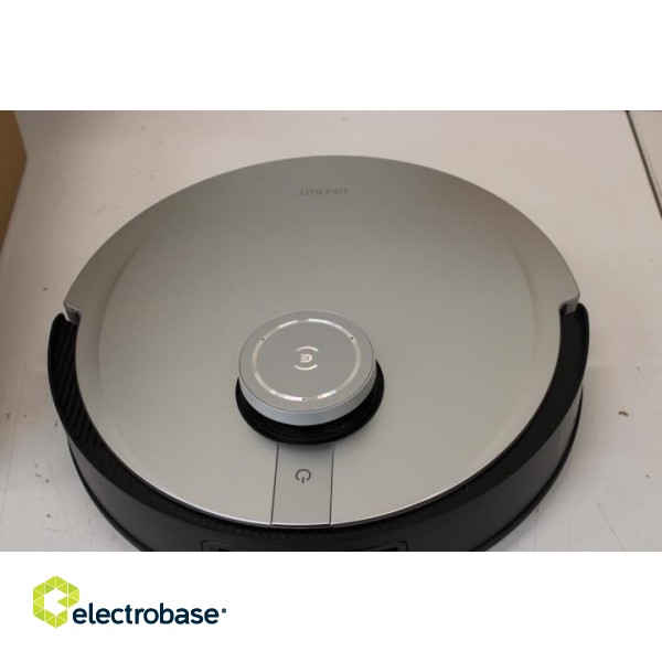 SALE OUT.  | Ecovacs | DEEBOT X1 PLUS | Robotic Vacuum Cleaner | Wet&Dry | Lithium Ion | 5200 mAh | Dust capacity 0.4 + 3.2 L | 5000 Pa | Black/Silver | Battery warranty 12 month(s) | USED фото 3