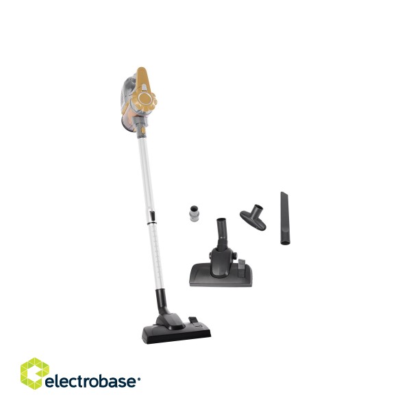 Adler | Vacuum Cleaner | AD 7036 | Corded operating | Handstick and Handheld | 800 W | - V | Operating radius 7 m | Yellow/Grey | Warranty 24 month(s) paveikslėlis 5