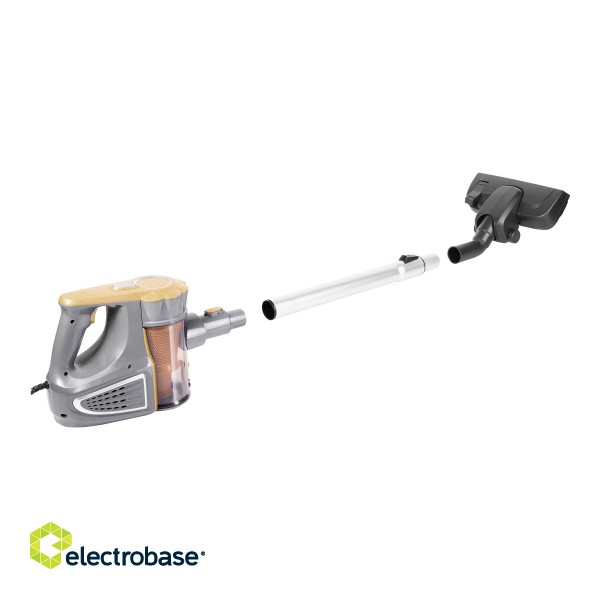Adler | Vacuum Cleaner | AD 7036 | Corded operating | Handstick and Handheld | 800 W | - V | Operating radius 7 m | Yellow/Grey | Warranty 24 month(s) paveikslėlis 6