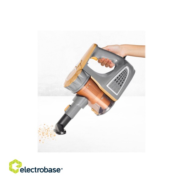 Adler | Vacuum Cleaner | AD 7036 | Corded operating | Handstick and Handheld | 800 W | - V | Operating radius 7 m | Yellow/Grey | Warranty 24 month(s) фото 9
