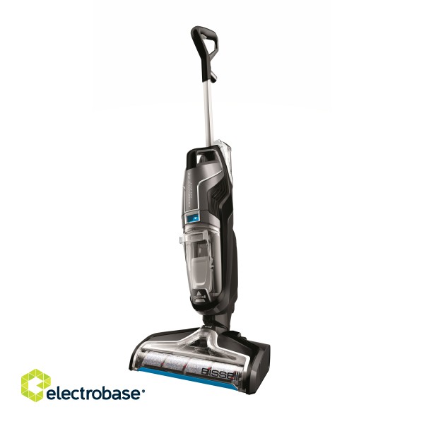 Bissell | Vacuum Cleaner | CrossWave C6 Cordless Select | Cordless operating | Handstick | Washing function | 255 W | 36 V | Operating time (max) 25 min | Black/Titanium/Blue | Warranty 24 month(s) paveikslėlis 2