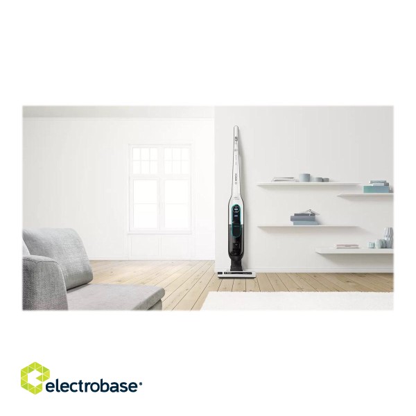 Bosch | Vacuum cleaner | Athlet ProHygienic 28Vmax BCH86HYG2 | Cordless operating | Handstick | N/A W | 25.5 V | Operating time (max) 60 min | White | Warranty 24 month(s) image 8