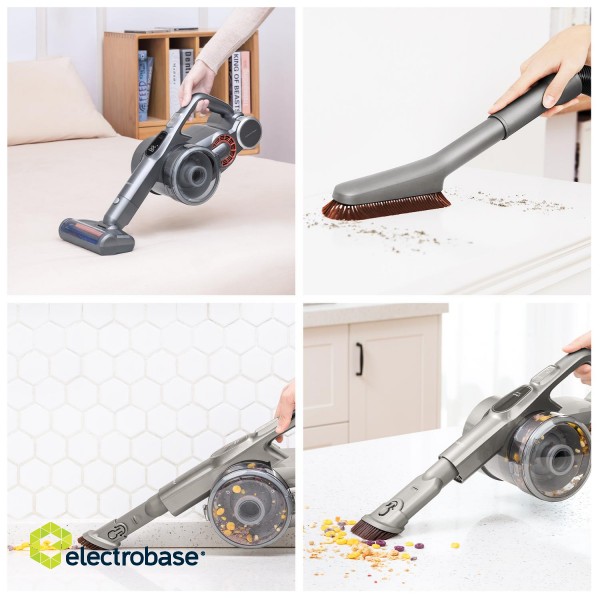 Jimmy | Vacuum Cleaner | H9 Pro | Cordless operating | Handstick and Handheld | 550 W | 28.8 V | Operating time (max) 80 min | Silver/Cooper | Warranty 24 month(s) | Battery warranty 12 month(s) image 7