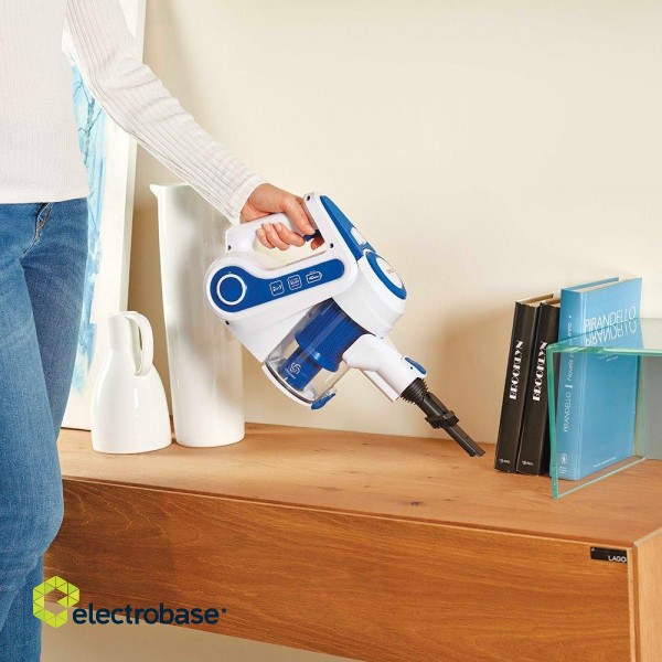 Polti | Vacuum Cleaner | PBEU0118 Forzaspira Slim SR90B_Plus | Cordless operating | Handstick cleaners | 22.2 V | Operating time (max) 40 min | Blue/White image 5