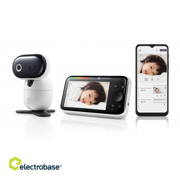 Motorola PIP1610 HD CONNECT 5.0" Wi-Fi HD Motorized Video Baby Monitor image 1