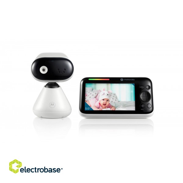 Motorola | Video Baby Monitor | PIP1500 5.0" | 5.0" color display with 480 x 272px resolution; 5.0" color display with 480 x 272px resolution; Digital zoom; Secure and private connection; LED sound level indicator; Two-way talk; Room temper paveikslėlis 1