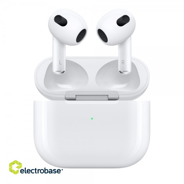 Apple | AirPods (3rd generation) | Wireless | In-ear | Wireless | White paveikslėlis 1