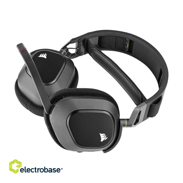 Corsair | Gaming Headset RGB | HS80 | Wireless | Over-Ear | Wireless paveikslėlis 5