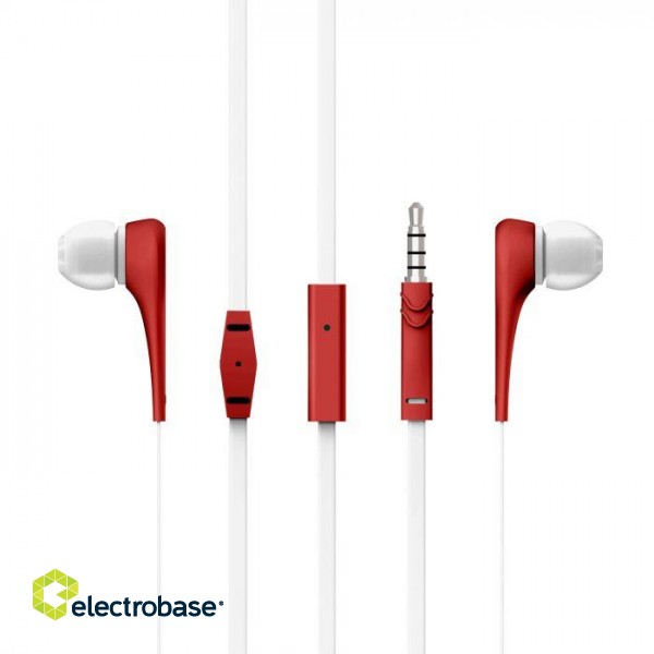 Energy Sistem | Earphones Style 1+ | Wired | In-ear | Microphone | Red image 3