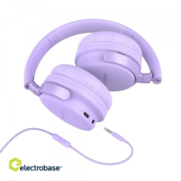 Energy Sistem Headphones Bluetooth Style 3 Lavender (Bluetooth image 4