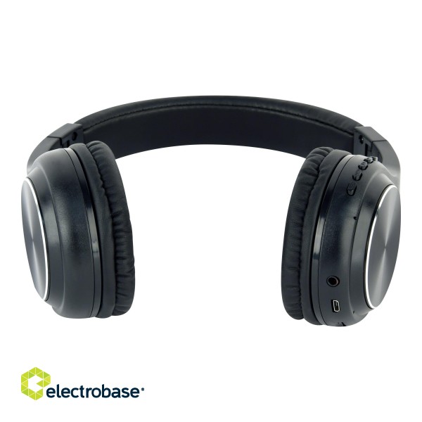 Gembird | BHP-WAW | Bluetooth stereo headset "Warszawa" | Wireless | On-Ear | Wireless | Black image 5