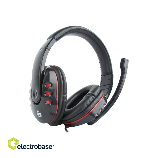 Gembird | Headband | Gaming headset with volume control image 2