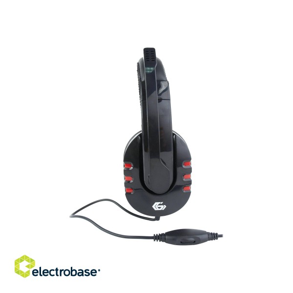 Gembird | Headband | Gaming headset with volume control image 8