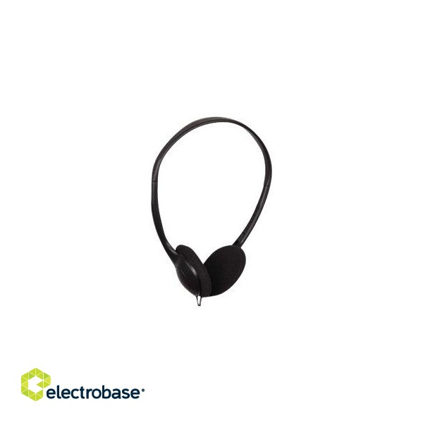 Cablexpert | MHP-123 Stereo headphones with volume control | On-Ear 3.5 mm | Black image 5