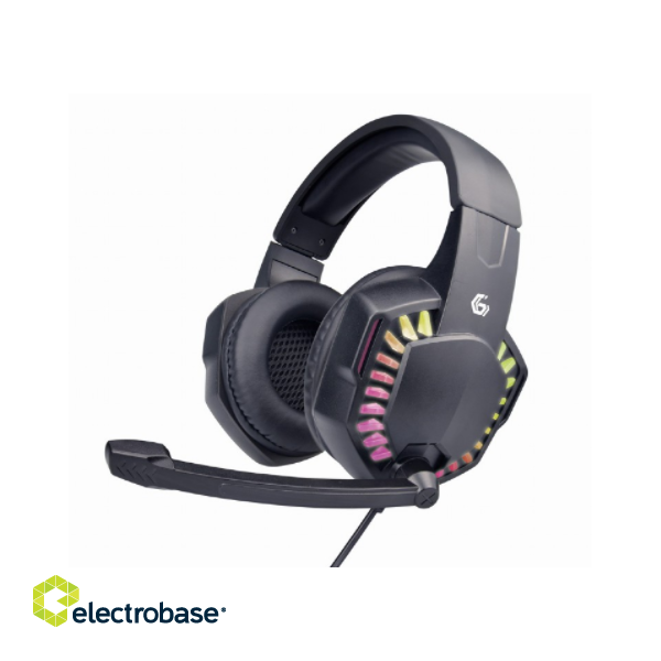 Gembird | Wired | On-Ear | Microphone | Gaming headset with LED light effect | GHS-06 фото 1